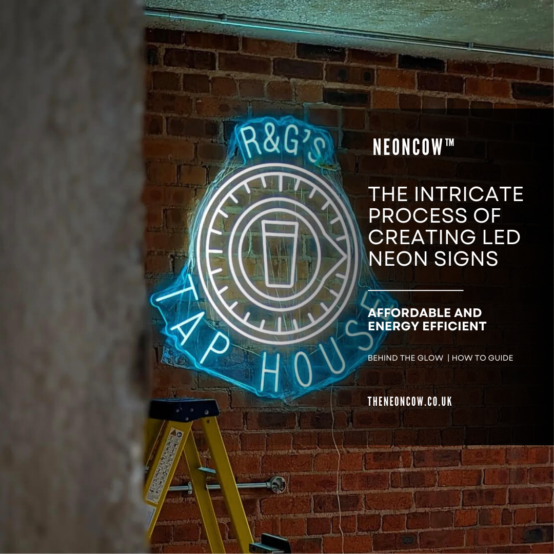 How neon signs are made by NeonCow - Birmingham's neon sign store.