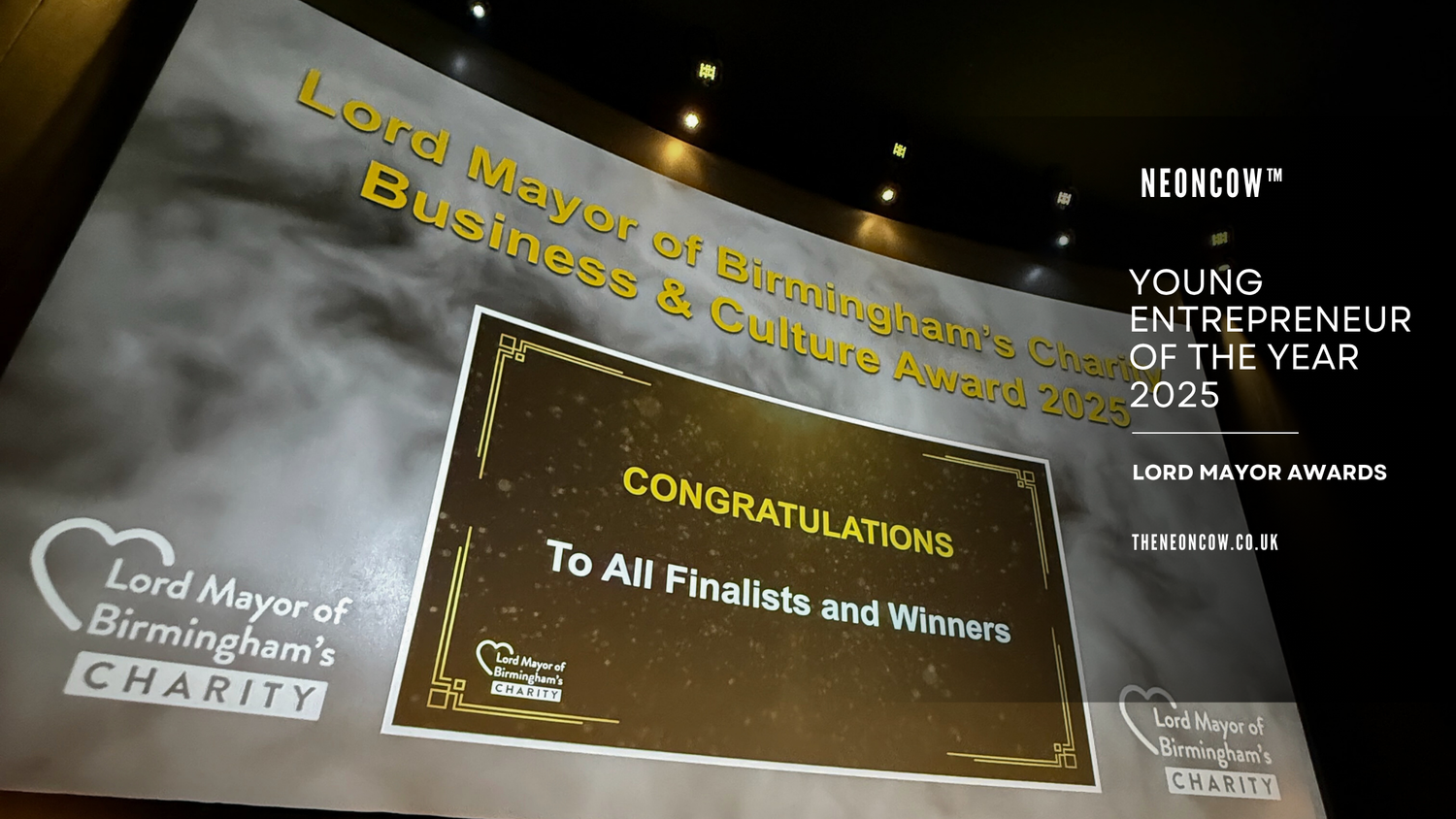 NeonCow Founder Jack Quddus: Finalist at the Lord Mayor Awards