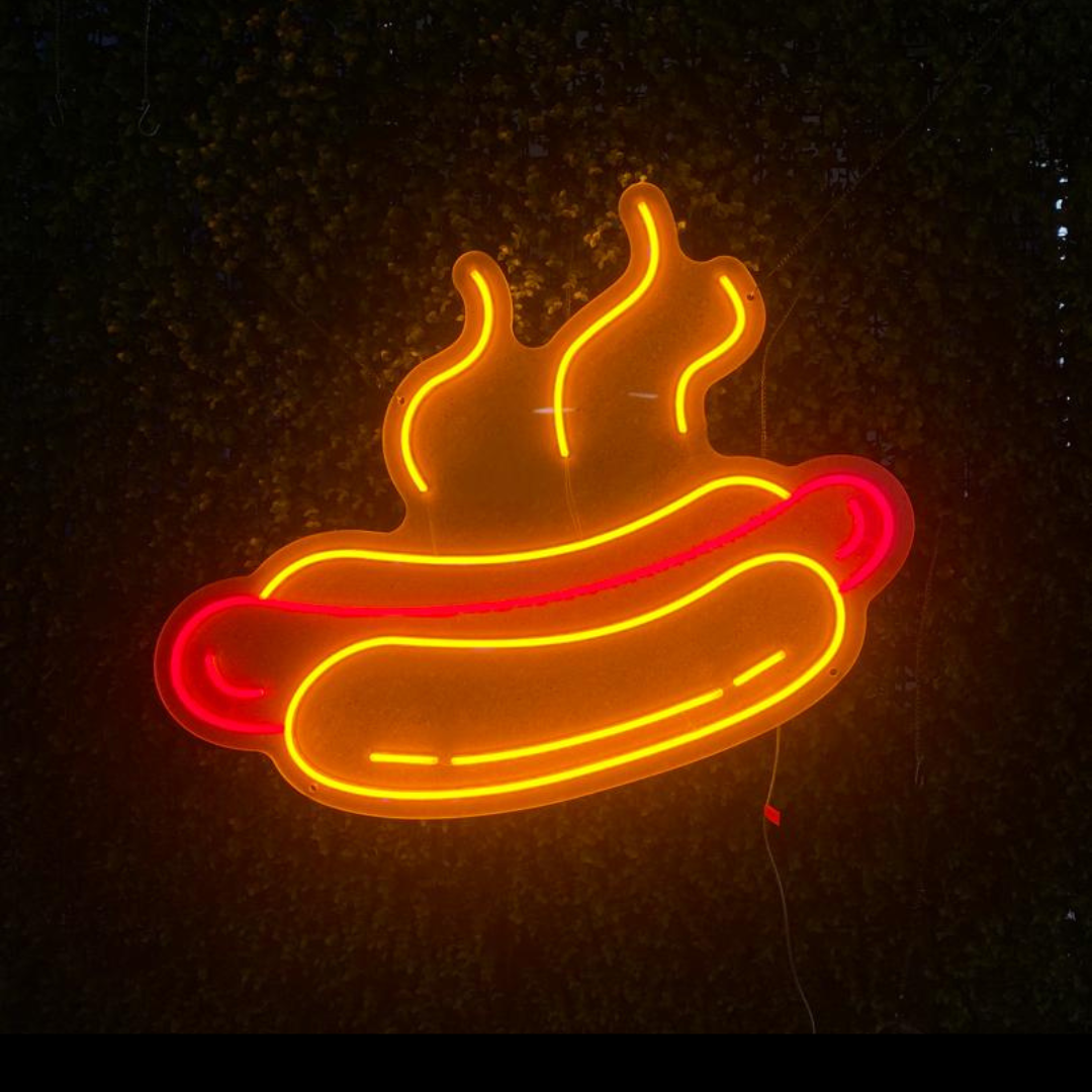 NeonCow™ Hot Dog Neon Sign