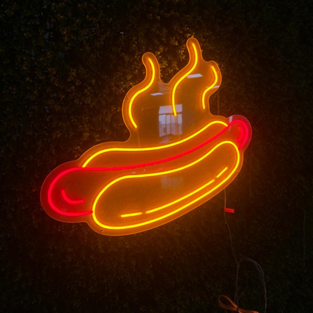 NeonCow™ Hot Dog Neon Sign