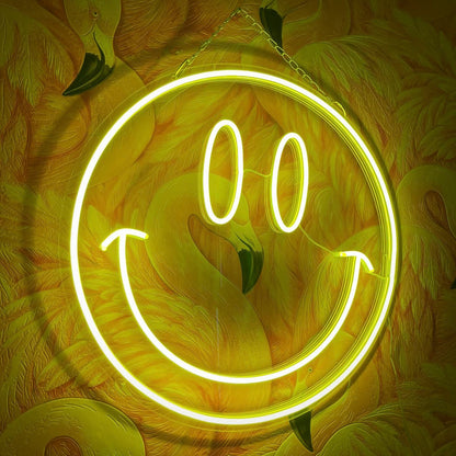 NeonCow™ Retro Smiley Face